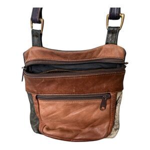 Elie handbags leather rustic crossbody western festival